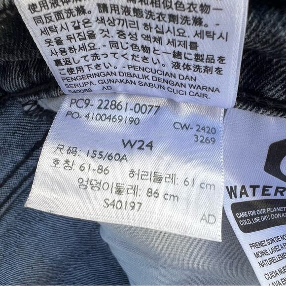 Levi’s Premium Wedgie Icon High Rise Tapered Straight Fit gray button fly jeans - Picture 7 of 8